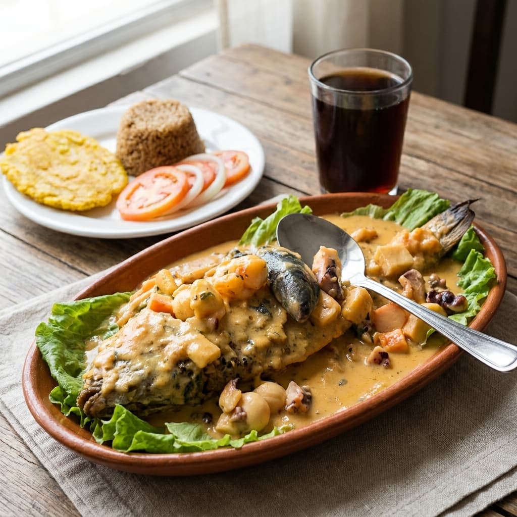 Cazuela de mariscos